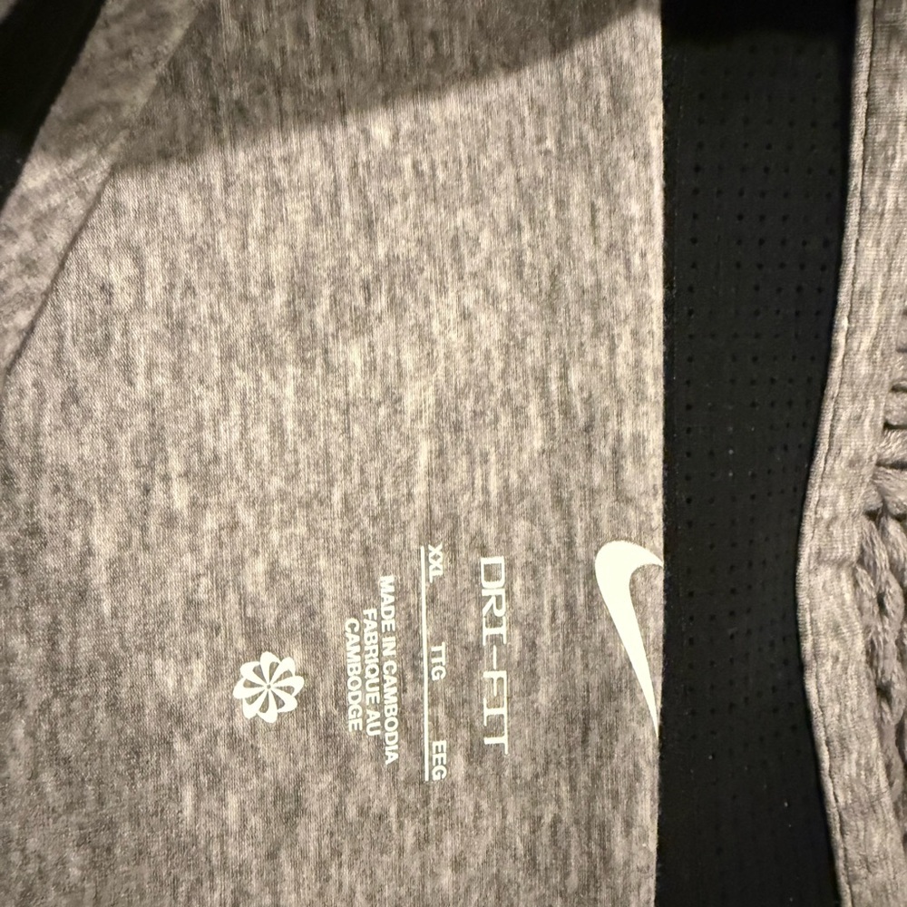 FSU Nike Heather Gray Polo with Embroidered Detail - Picture 5 of 5
